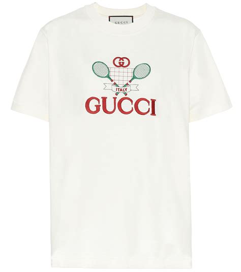 all white Gucci t shirt